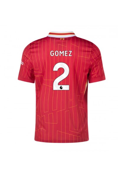 Liverpool Joe Gomez #2 Fotballdrakt Hjemme Klær 2024-25 Korte ermer Liverpool Joe Gomez #2 Fotballdrakt Hjemme Klær 2024-25 Korte ermer